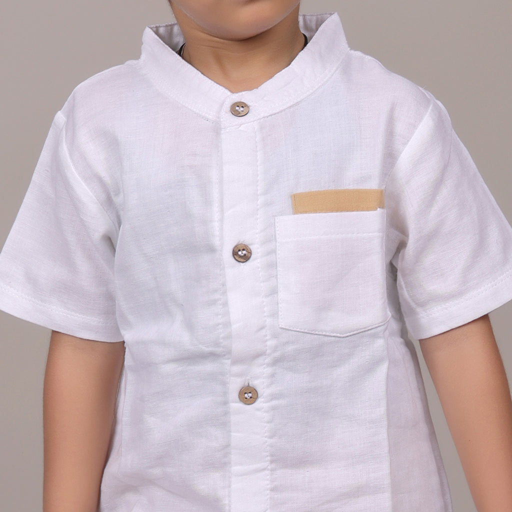 Organic Cotton Co-ord Set -  Beige