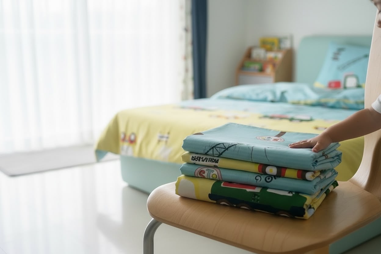 Kids bedsheet - Transport